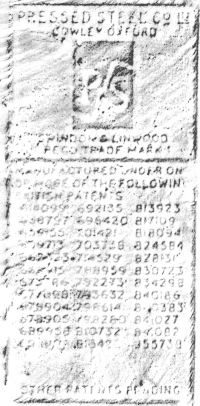 Series II Body plate